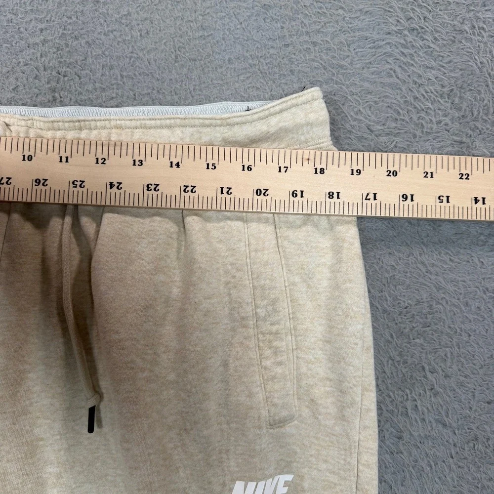 Nike Sportswear Essential Joggers Oatmeal Heather Women 1X Sweatpants Logo